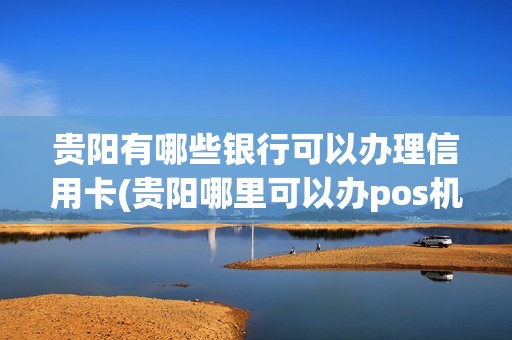 贵阳有哪些银行可以办理信用卡(贵阳哪里可以办pos机的)