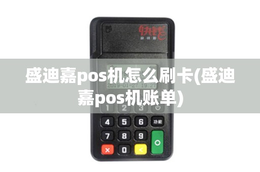 盛迪嘉pos机怎么刷卡(盛迪嘉pos机账单)