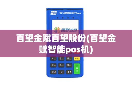 百望金赋百望股份(百望金赋智能pos机)