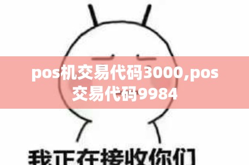 pos机交易代码3000,pos交易代码9984