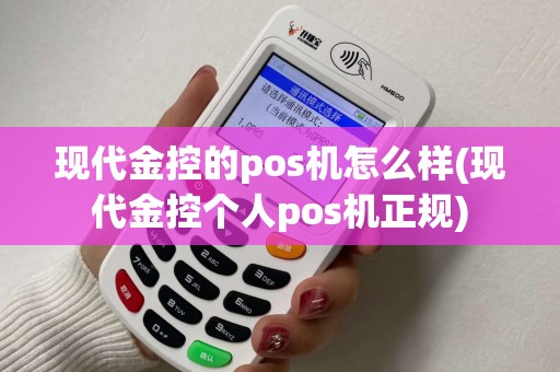 现代金控的pos机怎么样(现代金控个人pos机正规)
