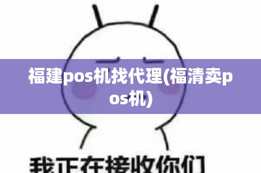 福建pos机找代理(福清卖pos机)