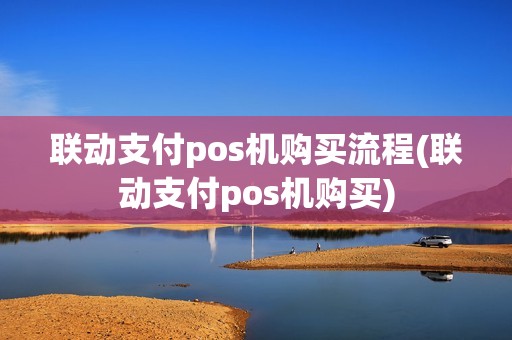 联动支付pos机购买流程(联动支付pos机购买)