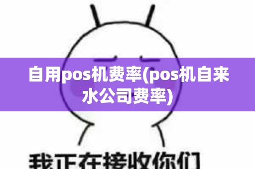 自用pos机费率(pos机自来水公司费率)