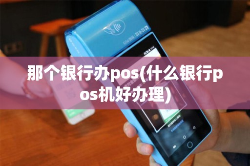 那个银行办pos(什么银行pos机好办理)