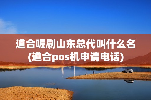 道合喔刷山东总代叫什么名(道合pos机申请电话)