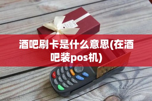 酒吧刷卡是什么意思(在酒吧装pos机)