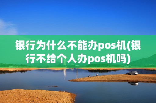银行为什么不能办pos机(银行不给个人办pos机吗)