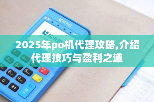 2025年po机代理攻略,介绍代理技巧与盈利之道