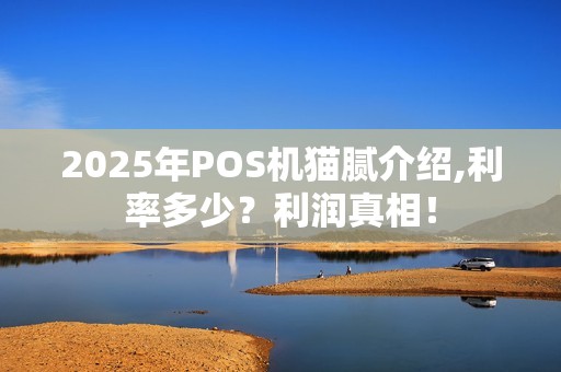 2025年POS机猫腻介绍,利率多少？利润真相！