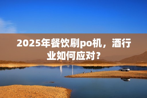 2025年餐饮刷po机，酒行业如何应对？
