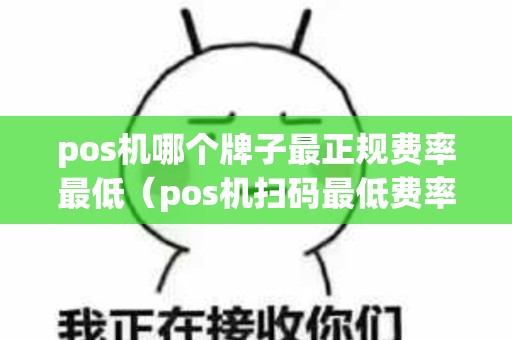 pos机哪个牌子最正规费率最低（pos机扫码最低费率是多少）