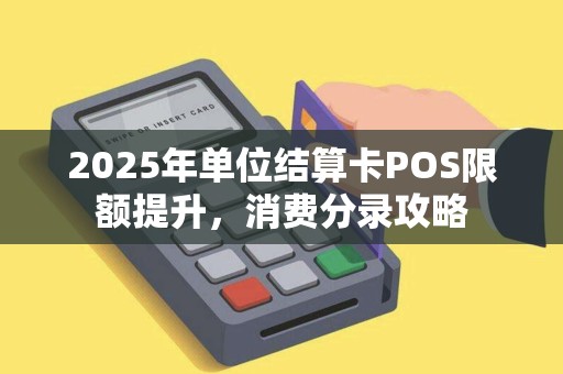 2025年单位结算卡POS限额提升，消费分录攻略