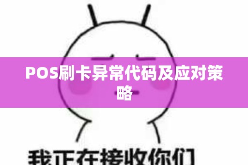 POS刷卡异常代码及应对策略
