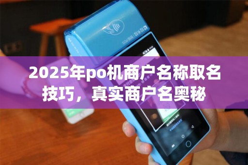 2025年po机商户名称取名技巧，真实商户名奥秘