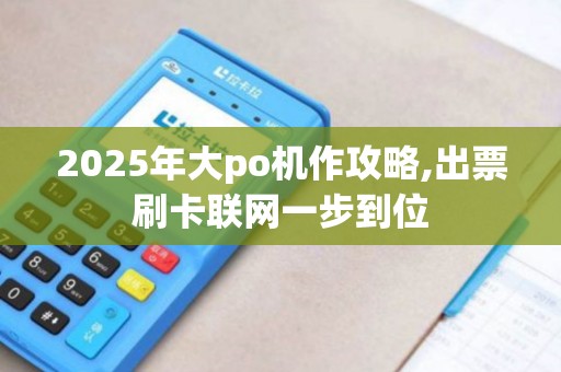 2025年大po机作攻略,出票刷卡联网一步到位