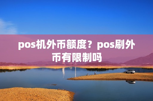 pos机外币额度？pos刷外币有限制吗