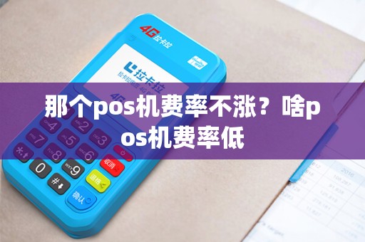 那个pos机费率不涨？啥pos机费率低