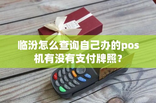 临汾怎么查询自己办的pos机有没有支付牌照？