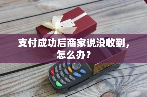 支付成功后商家说没收到，怎么办？