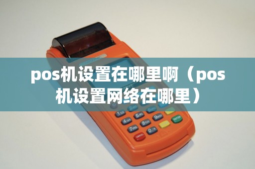 pos机设置在哪里啊（pos机设置网络在哪里）